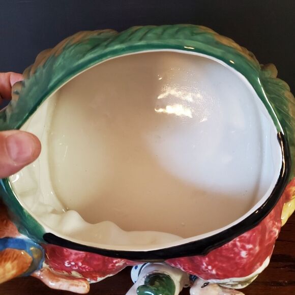 Fitz & Floyd Forest Festival Santa Cookie Jar - Picture 7 of 11